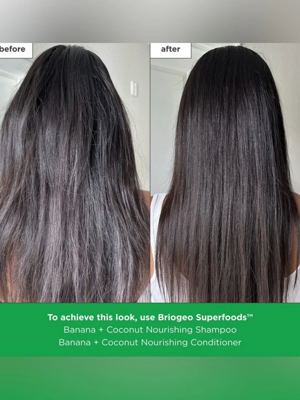 Briogeo Banana + Coconut Nourishing Superfood Shampoo 12.5oz BRAND New